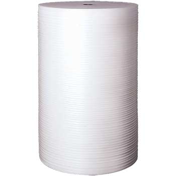 W.B. Mason Co. Non-Perforated Foam Rolls, 36 in x 250 ft, 1/4 in Thick, White, 2 Rolls