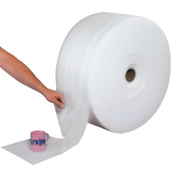 W.B. Mason Co. UPSable Perforated Foam Rolls, 12 in x 900 ft, 1/16 in Thick, White, 1 Roll/Bundle