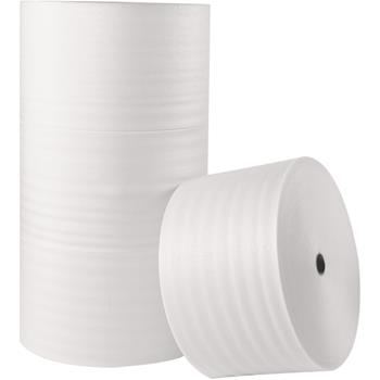 W.B. Mason Co. UPSable Foam Rolls, 12 in x 900 ft, 1/16 in Thick, White, 1 Roll/Bundle