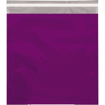 W.B. Mason Co. Metallic Glamour Self-Seal Mailers, 10-3/4 in x 13 in, Purple, 250/Case