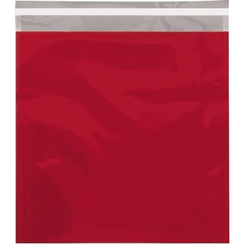 W.B. Mason Co. Metallic Glamour Self-Seal Mailers, 10-3/4 in x 13 in, Red, 250/Case