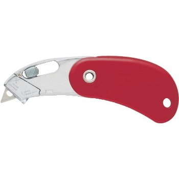 W.B. Mason Co. PSC-2™ Spring-Back Pocket Safety Cutter, Red, 12/CS