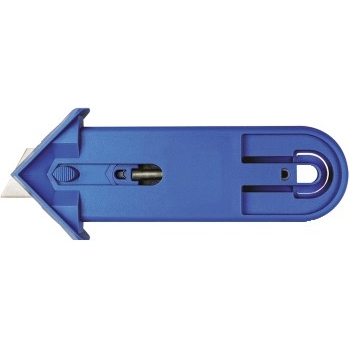 W.B. Mason Co. EZ1™ Ambidextrous Spring-Back Safety Cutter, Blue, 25/CS