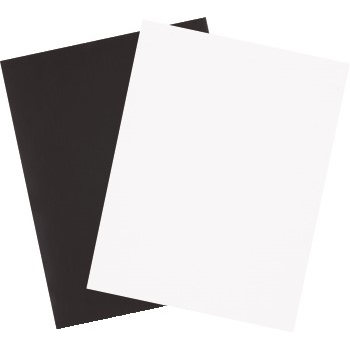 W.B. Mason Co. Magnetic Sheets, 1 Label per Sheet, 8 1/2&quot; x 11&quot;, White, 10/CS