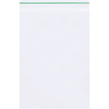 Minigrip GreenLine Reclosable Biodegradable Bags, 6 in x 9 in, 2 Mil, Clear, 1000/Case