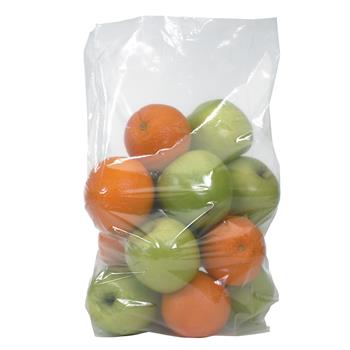 W.B. Mason Co. Gusseted Poly Bags, 10 in x 8 in x 20 in, 4 Mil, Clear, 250/Case