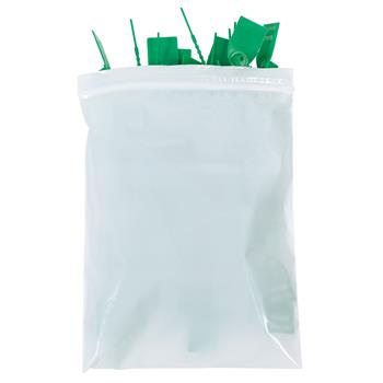 W.B. Mason Co. Reclosable Poly Bags, 2 in x 3 in, 2 Mil, White, 1000/Case