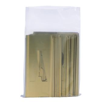 W.B. Mason Co. Flat Poly Bags, 2 in x 24 in, 2 Mil, Clear, 1000/Case