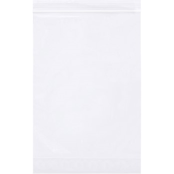 W.B. Mason Co. Gusseted Reclosable Poly Bags, 4 in x 2 in x 6 in, 2 Mil, Clear, 1000/Case