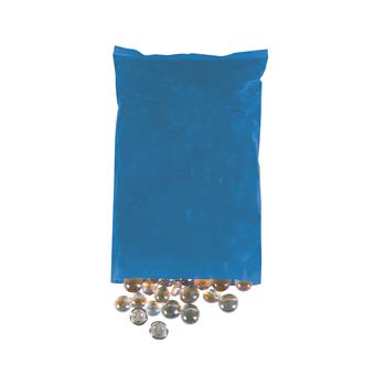 W.B. Mason Co. Flat Poly Bags, 6 in x 9 in, 2 Mil, Blue, 1000/Case