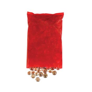 W.B. Mason Co. Flat Poly Bags, 6 in x 9 in, 2 Mil, Red, 1000/Case