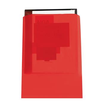 W.B. Mason Co. Flat Poly Bags, 9 in x 12 in, 2 Mil, Red, 1000/Case