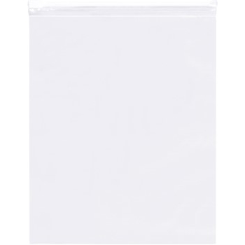 LADDAWN Slide-Seal Reclosable Poly Bags, 18 in x 24 in, 3 Mil, Clear, 100/Case