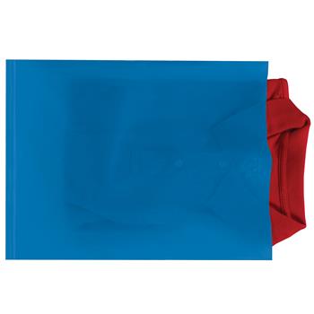W.B. Mason Co. Flat Poly Bags, 12 in x 15 in, 2 Mil, Blue, 1000/Case