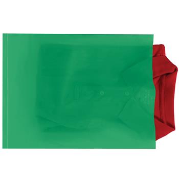 W.B. Mason Co. Flat Poly Bags, 12 in x 15 in, 2 Mil, Green, 1000/Case