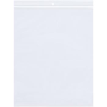 W.B. Mason Co. Reclosable Poly Bags w/Hang Holes, 4 in x 4 in, 2 Mil, Clear, 1000/Case