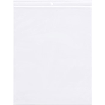 W.B. Mason Co. Reclosable Poly Bags w/Hang Holes, 5 in x 10 in, 2 Mil, Clear, 1000/Case
