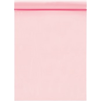 W.B. Mason Co. Anti-Static Reclosable Poly Bags, 2 in x 3 in, 2 Mil, Pink, 1000/Case