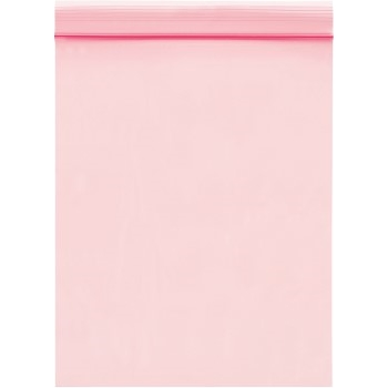 W.B. Mason Co. Anti-Static Reclosable Poly Bags, 9 in x 12 in, 2 Mil, Pink, 1000/Case