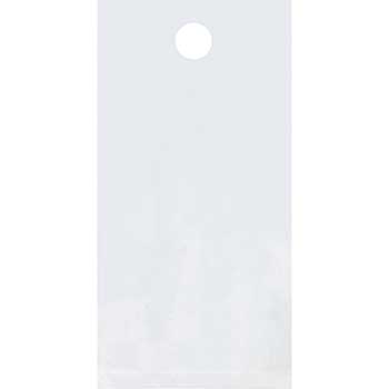 W.B. Mason Co. Doorknob Poly Bags, 4 in x 12 in, 1.5 Mil, Clear, 1000/Case