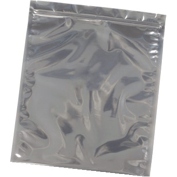 W.B. Mason Co. Unprinted Reclosable Static Shielding Bags, 3 in x 5 in, 2.8 Mil, Transparent, 100/Case