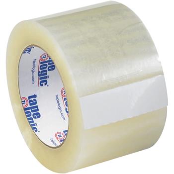 Tape Logic #122 Quiet Carton Sealing Tape, 2.0 Mil, 3&quot; x 110 yds, Clear, 6/CS