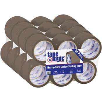 Tape Logic&#174; Acrylic Carton Sealing Tape, 3&quot; x 55 yds., 3.5 Mil, Tan, 24 Rolls/Case