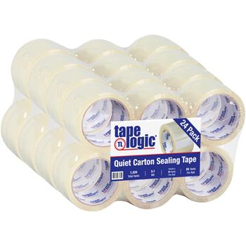 Tape Logic 131 Quiet Tape, 3.1 Mil, 3&quot; x 55 yds., Clear, 24/CS