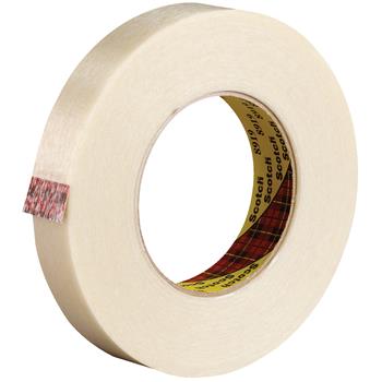 3M 8919 Strapping Tape, 7.0 Mil, 3/4&quot; x 60 yds, Clear, 12/CS