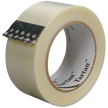 3M 8932 Strapping Tape, 3.75 Mil, 1&quot; x 60 yds, Clear, 36/CS