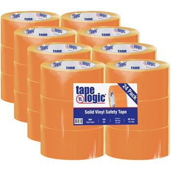 Tape Logic Solid Vinyl Safety Tape, 6.0 Mil, 2&quot; x 36 yds, Orange, 24/Case