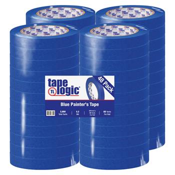 Tape Logic 3000 Painter&#39;s Tape, 5.2 Mil, 3/4&quot; x 60 yds., Blue, 48/CS