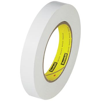 3M 256 Flatback Tape, 6.7 Mil, 3/4&quot; x 60 yds., White, 12/CS