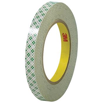 3M Double Sided Masking Tape, 6.0 Mil, 1/2&quot; x 36 yds., Off-White, 3/CS
