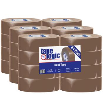 Tape Logic Duct Tape, 2&quot; x 60 yds., 10 Mil, Brown, 24 Rolls/Case
