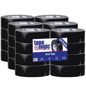 Tape Logic Duct Tape, 10 Mil, 2&quot; x 60 yds., Black, 24/CS
