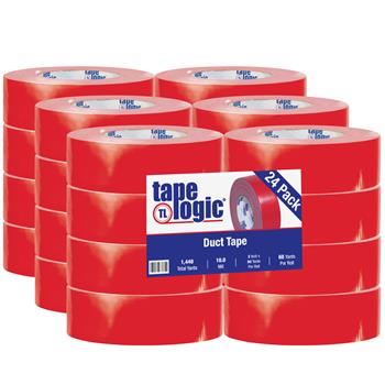 Tape Logic Duct Tape, 2&quot; x 60 yds., 10 Mil, Red, 24 Rolls/Case