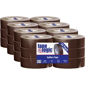 Tape Logic Gaffers Tape, 11.0 Mil, 2&quot; x 60 yds., Brown, 24/CS
