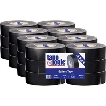 Tape Logic Gaffers Tape, 11.0 Mil, 2&quot; x 60 yds., Black, 24/CS