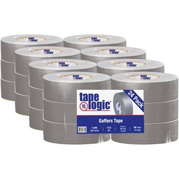 Tape Logic Gaffers Tape, 11.0 Mil, 2&quot; x 60 yds., Gray, 24/CS
