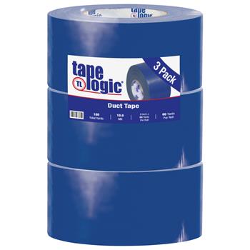 Tape Logic Duct Tape, 3&quot; x 60 yds., 10 Mil, Blue, 3 Rolls/Case
