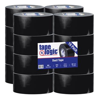 Tape Logic Duct Tape, 10 Mil, 3&quot; x 60 yds., Black, 16/CS