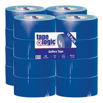 Tape Logic Gaffers Tape, 11.0 Mil, 3&quot; x 60 yds., Blue, 18/CS