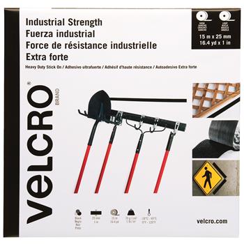 VELCRO Brand Brand Tape, Industrial Strength Combo Packs, 1&quot; x 50&#39;, Black, 1/CS