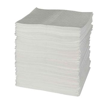 Brady SPC&#174; Oil Only Absorbent Pads, Light Weight, 15&quot; x 19&quot;, Absorbency Capacity 51 Gal