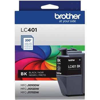 Brother LC401BKS Original Ink Cartridge, Black