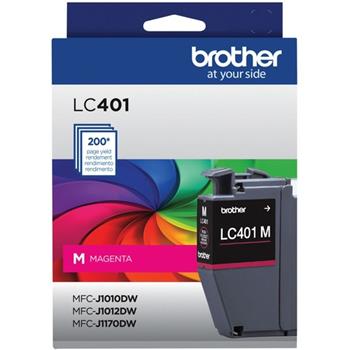 Brother LC401MS Original Ink Cartridge, Magenta