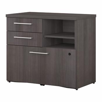 Bush Business Furniture 400 Series 30&quot;W Lateral File Cabinet With Shelves