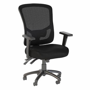 Bush Business Furniture Custom Comfort High Back Multifunction Mesh Executive Office Chair