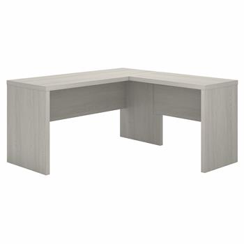Bush Business Furniture Office by kathy ireland&#174; Echo L-Shaped Desk, Gray Sand